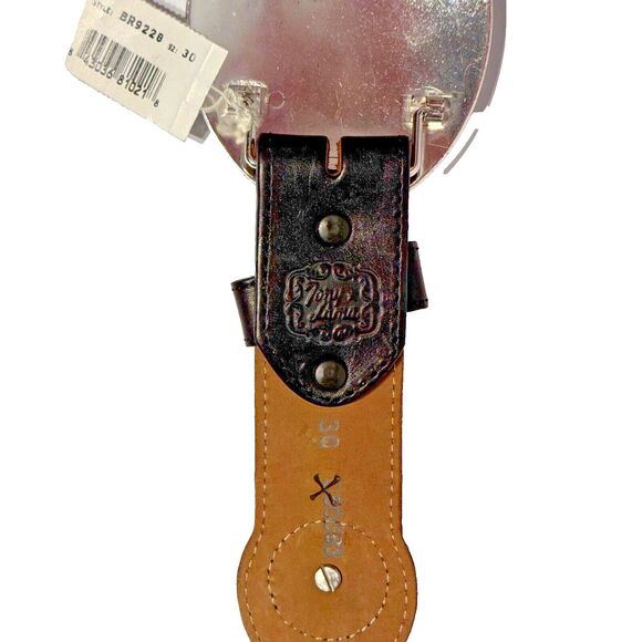 TONY LAMA Concho Belt black leather Women’s 30 M WESTERN RODEO Studs Crystals main image 6